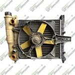 RADIATORE COMPLETO DI ELETTROVENTOLA FIAT UNO 1.0 BENZINA 33 KW ANNO 1995